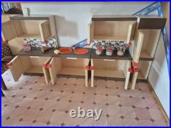 Bodo Hennig kitchen furniture Allgäu, cabinets, sink, accessories dollhouse 70/80s Bodo Hennig kitchen furniture Allgäu, cabinets, sink, accessories dollhouse 70/80s