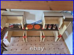 Bodo Hennig kitchen furniture Allgäu, cabinets, sink, accessories dollhouse 70/80s Bodo Hennig kitchen furniture Allgäu, cabinets, sink, accessories dollhouse 70/80s