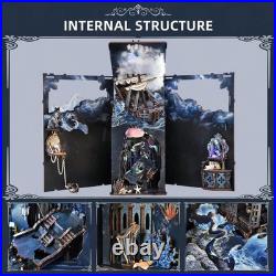 Book Nook Kit, DIY Doll House Booknook, Miniature Kit for Bookshelf Doll Houses