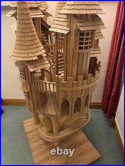 Bough House Handmade Wooden Castle / Dolls House. Must Be Seen. Large