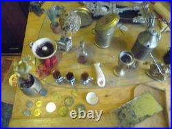 Bundle of approx 70 items dolls house merchant shop parts