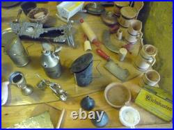 Bundle of approx 70 items dolls house merchant shop parts