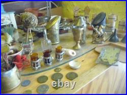 Bundle of approx 70 items dolls house merchant shop parts