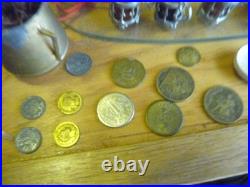 Bundle of approx 70 items dolls house merchant shop parts