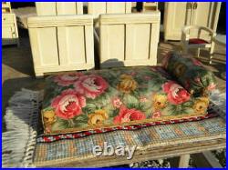 C. 1915-25 ART NOUVEAU BEDROOM 11 pc paint furniture bedroom + sofa + dolls