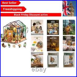 Cathy's Flower House Craft Kit Relaxing DIY Dollhouse for Home Decor Lovers