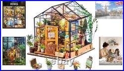 Cathy's Flower House Craft Kit Relaxing DIY Dollhouse for Home Decor Lovers