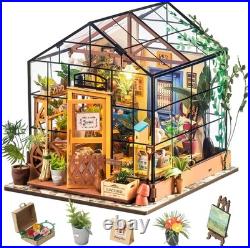 Cathy's Flower House Craft Kit Relaxing DIY Dollhouse for Home Decor Lovers