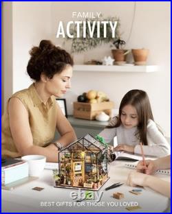 Cathy's Flower House Craft Kit Relaxing DIY Dollhouse for Home Decor Lovers