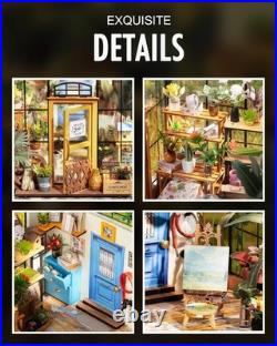 Cathy's Flower House Craft Kit Relaxing DIY Dollhouse for Home Decor Lovers