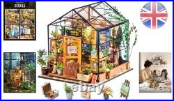 Cathy's Flower House DIY Miniature Dollhouse Kit Artistry with LED Lights