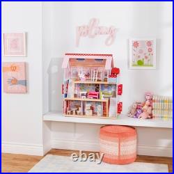 Chelsea Cottage Wooden Dolls House for 12cm Dolls with Furniture Dream Playset