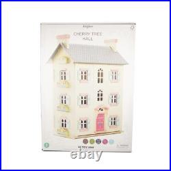 - Cherry Tree Hall Large Wooden Doll House 4 Storey Wooden Dolls