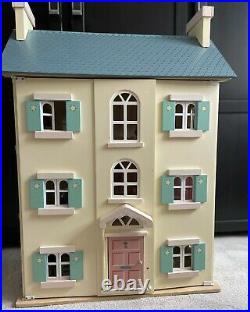 Cherry Tree Hall wooden dollhouse Height 92cm, Width 66cm Suitable for 3 years +