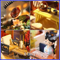 Chinese Style DIY Wooden Miniature Doll Houses Creative Furniture Toy New Year