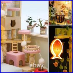 Collectible Wooden Dollhouse Kit with Realistic Decor & Fun Assembly Experience