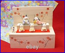 Craftsman House Hina Dolls, Five-Person Hina Dolls in a Wooden Box NEW Craftsman House Hina Dolls, Five-Person Hina Dolls in a Wooden Box NEW