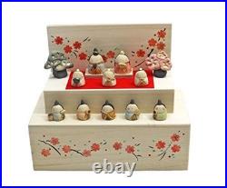 Craftsman House Hina Dolls, Flower Wooden Box, Hina-dan Display, Total Len NEW Craftsman House Hina Dolls, Flower Wooden Box, Hina-dan Display, Total Len NEW