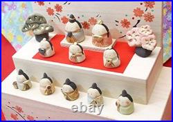 Craftsman House Hina Dolls, Flower Wooden Box, Hina-dan Display, Total Len NEW
