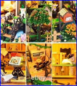 Creative DIY Wooden Dollhouse Kit Enchanted Fairy Tale with Musical Charm