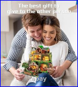 Creative DIY Wooden Dollhouse Kit Enchanted Fairy Tale with Musical Charm