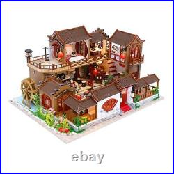 Creative Dollhouse Furniture Chinese Style Wooden Miniature DIY Gift Toys
