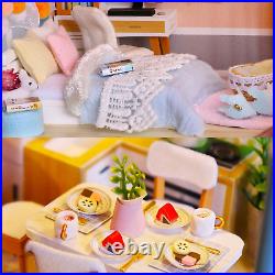 Cuteefun DIY Dollhouse Miniature House With Music And Furniture DIY, Crafts