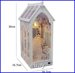 DIY Bookend Nook Shelf Insert Kit 3D Wooden Puzzle Doll House Assembly Building