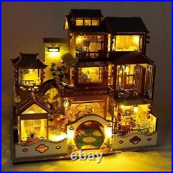 DIY Dollhouse Kit with Furniture Miniature Creative Room for Lovers Children