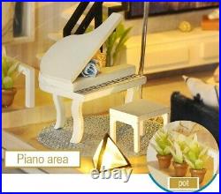 DIY Dollhouse kit Toys for children Wooden Doll House Miniature House Furniture