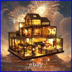 DIY Dollhouses Miniature Doll House Kits Decor 124 Scale Creative Wooden House DIY Dollhouses Miniature Doll House Kits Decor 124 Scale Creative Wooden House