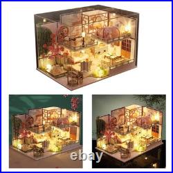 DIY Handcraft Dollhouse with Furniture Kit Wooden Villa Cottage Playset