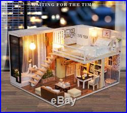 DIY Handcraft Miniature Project Wooden Dolls House Waiting For The Time 2018