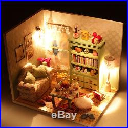 DIY Handcraft Miniature Wooden Dolls House Our Old Living Room 2017