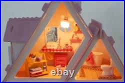 DIY Large Wooden Kid House Doll Kit Play Dollhouse Miniatures Furniture Present