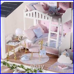 DIY Miniature Doll House Furniture Wooden Romantic Villa Cottage Handcraft Toy