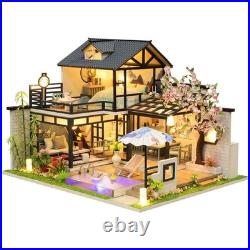 DIY Miniature Dollhouse Wooden Dollhouses Accessories Kits Furniture Doll House