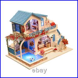 DIY Miniature Dollhouse Wooden Model Kits Puzzle Toy Gifts