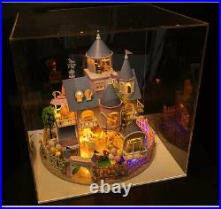 DIY Miniature Furniture Kit Wooden Princess Castle Casa Dollhouse Birthday Gift