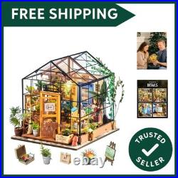 DIY Miniature House Kits for Adults Greenhouse Dolls House Craft Kits For Adu