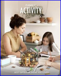 DIY Miniature House Kits for Adults Greenhouse Dolls House Craft Kits For Adu