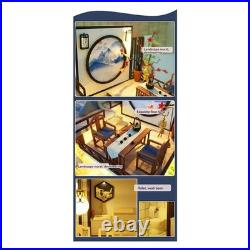 DIY Wooden Casa Roombox with Furniture Light Doll House Handmade Miniature1681 DIY Wooden Casa Roombox with Furniture Light Doll House Handmade Miniature1681