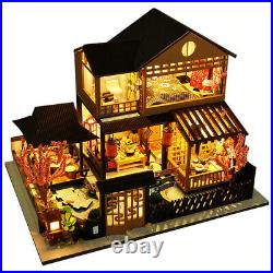 DIY Wooden Doll House Kit with Furniture Self Assembly Miniature for Hobby Gift