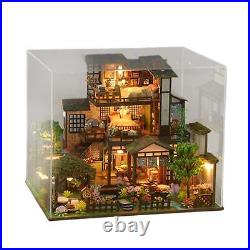 DIY Wooden Miniature Dollhouse Creative with Funiture for Birthday Gift