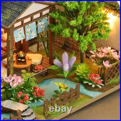 DIY Wooden Miniature Dollhouse Mini House Model for Kids