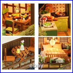DIY Wooden Miniature Dollhouse with Accessories Creative with Dustproof Cover DIY Wooden Miniature Dollhouse with Accessories Creative with Dustproof Cover