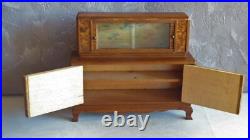 DOLLHOUSE ANTIQUE Equipped-PORCELAIN DOLL-FURNITURE-ACCESSORIES 1920/1930s