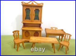 DOLLS HOUSE FURNITURE ANTIQUE REAL WOOD for the LARGE DOLLHOUSE RARE