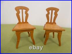 DOLLS HOUSE FURNITURE ANTIQUE REAL WOOD for the LARGE DOLLHOUSE RARE