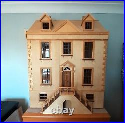 DOLLS HOUSE Hand crafted wooden collectors dolls house